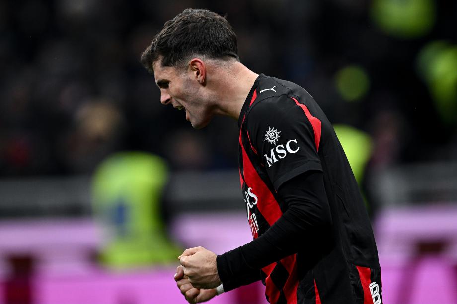 [图]意甲-普利西奇制胜 米兰1-0国米升至第二足球俱乐部投注网站